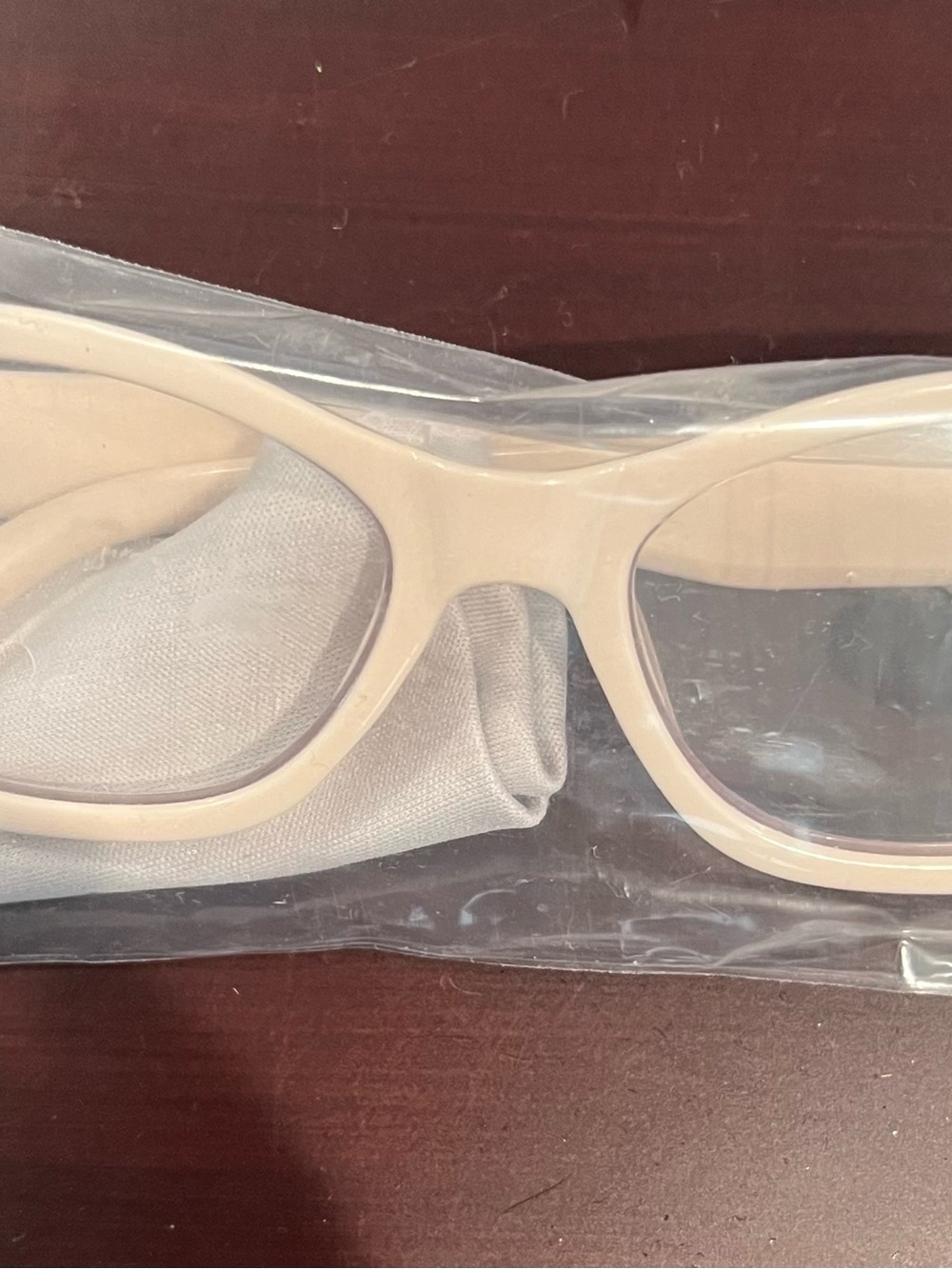 Women's Cream Fashion Eyeglass Frames - Unbranded
